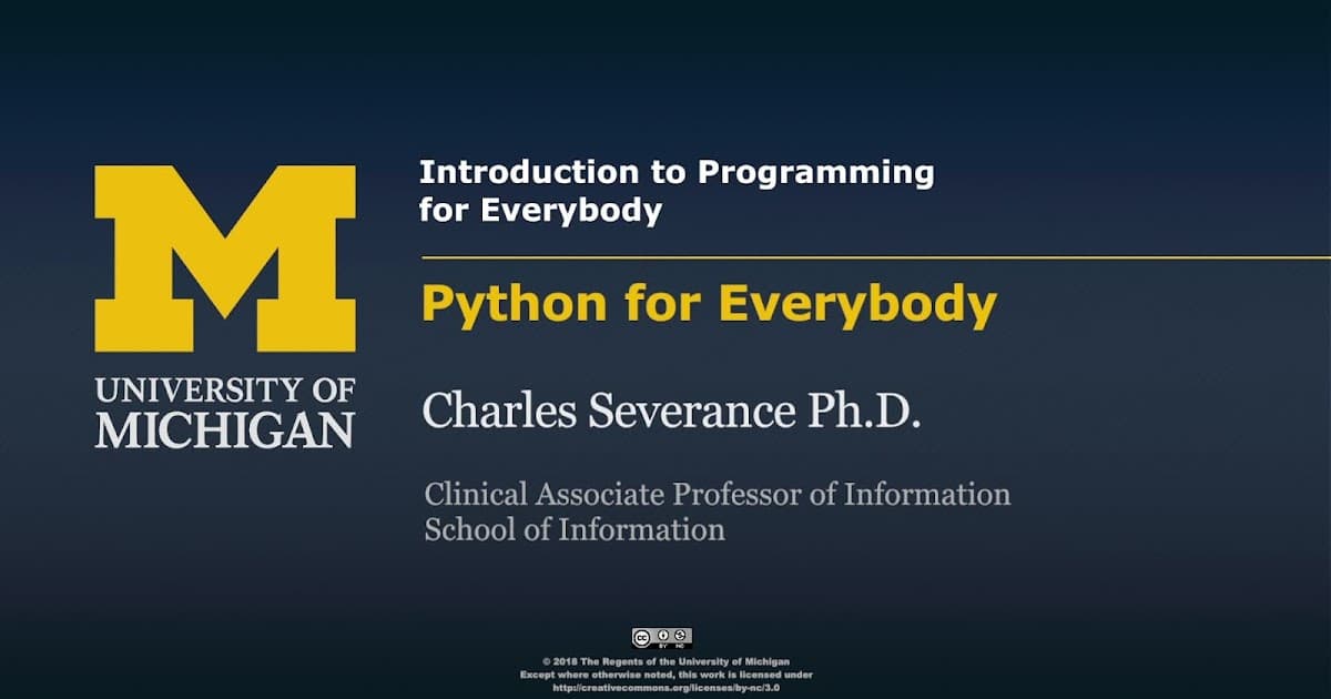 Pyhton for Everybody